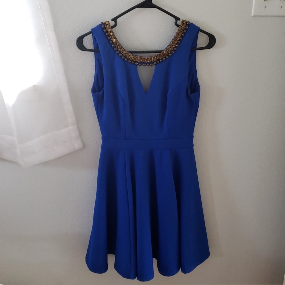 Cobalt blue dress